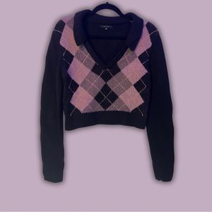 Love Tree Cropped Sweater